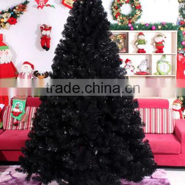 10' black color Shining Garland Christmas Tree