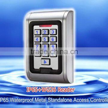 IP 65 Waterproof & Metal Standalone Door Access Controller used as WG 26 Reader alone