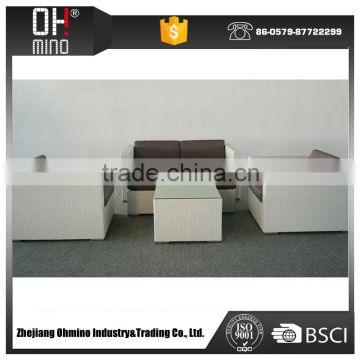 SF-0119 poly white rattan outdoor furniture price