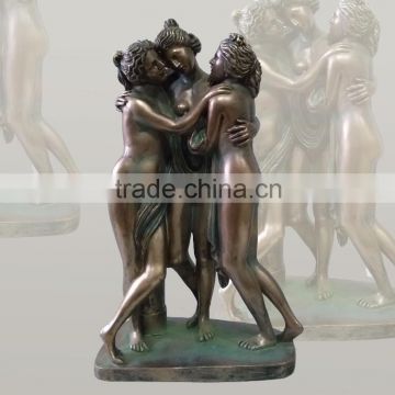 zinc alloy naked women statues