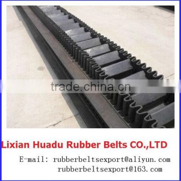 Large Inclination Corrugated Sidewall Conveyor Belt
