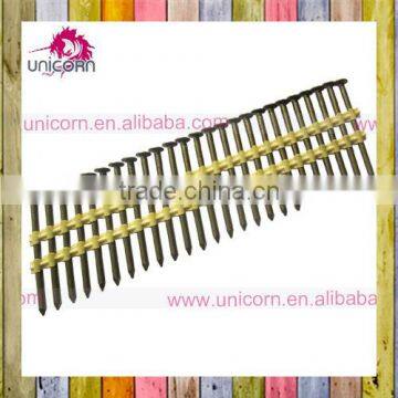 manufacture 21 degree plastic strip nails smooth