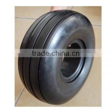 11x4.00-5 semi pneumatic rubber tire with rib tread for residential and commercial mowers