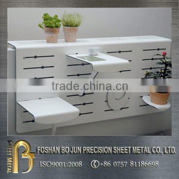 flower planter customized green plants white powder coated display rack made in China