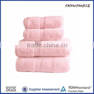 Custom solid cotton bath towel Plain dyed hotel use