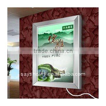 LED strips ultrathin light box, cinema light box, snap open light box