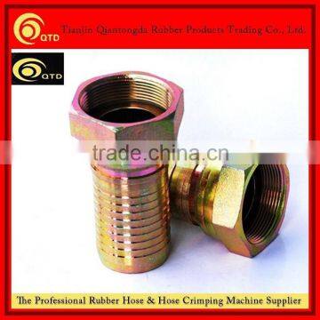 China Rubber hose end fittings /hose crimping fittings