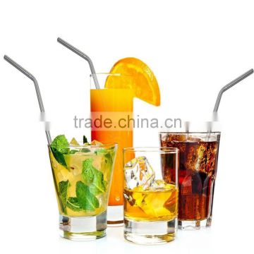 hot sale stainless steel straw 4pcs set