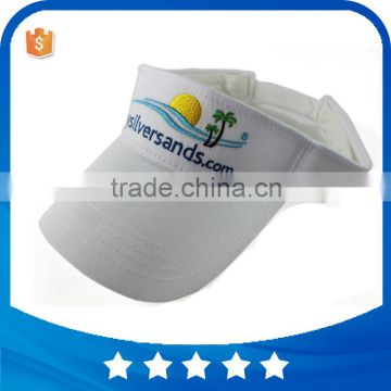 Custom unisex cotton sport sun protection visor hat outdoor empty top promotional cap