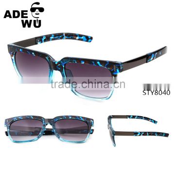 ADE WU striped round frame hawkers pugs sunglasses kiss STY8040