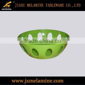 8" melamine ware round fruit basket