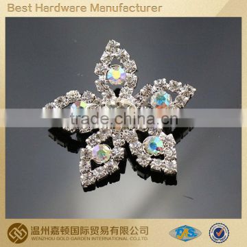 fashion fan shape diamond brooch wholesale