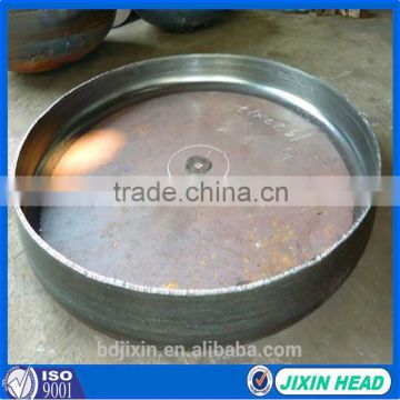Oil tin can dish heads ISO carbon steel flat dish heads