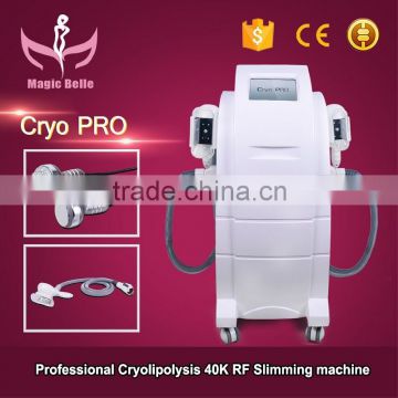 Cryolipolysis Machine Two Handles Body Slimming Machine Cryolipolysis Cavitation Rf Machine 5 In 1 Slimming Machine