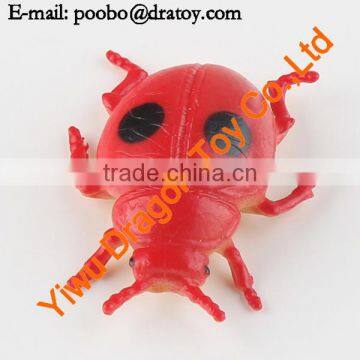 Plastic ladybug figurines