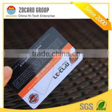 860-960Mhz ISO18000-6C UCODE HSL UHF Smart Cards