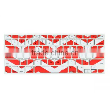 Standard Export Packaging Silicone Keyboard Cover with Wave Pattern