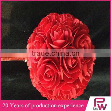 import china products red rose balls for weddings