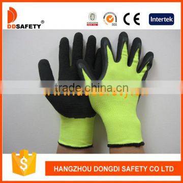 Comfort Nylon With Black Natural Latex Safety Gloves