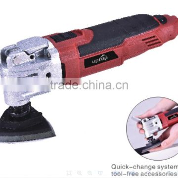 Quick change multi tool scraper/sander/cutter