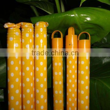 PVC covered wooden mop handle holder