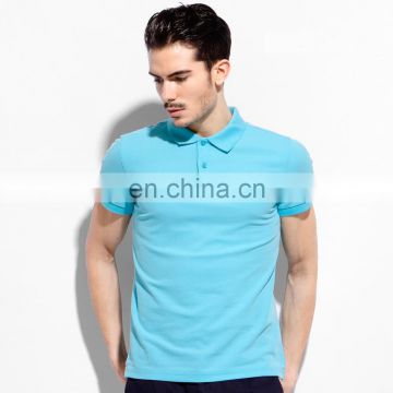 Cotton Polo Shirt With Knit Collar Made In China