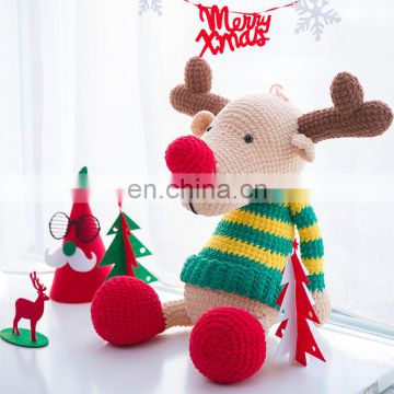 Yarncrafts Christmas Artificial Fancy Knitting  Polyester Spun Yarn Cartoon Toy