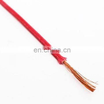 multiple specifications braided jacket silicon insulation high temperature cable
