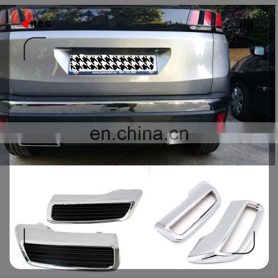 RTS Autoaby ABS Rear Exhaust Muffler Tail End Pipe Cover for Peugeot 3008 5008 Access Active Allure 2017-2021 Car Accessories