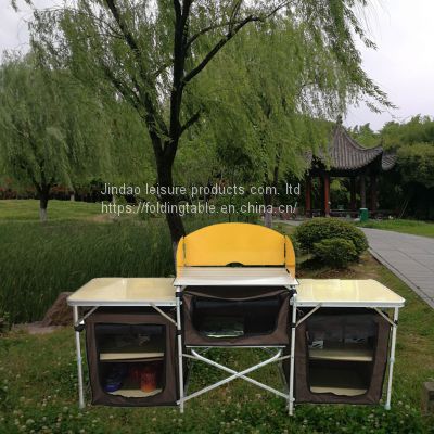 Portable Outdoor Kitchen Home Furniture Camping Kitchen Cabinet