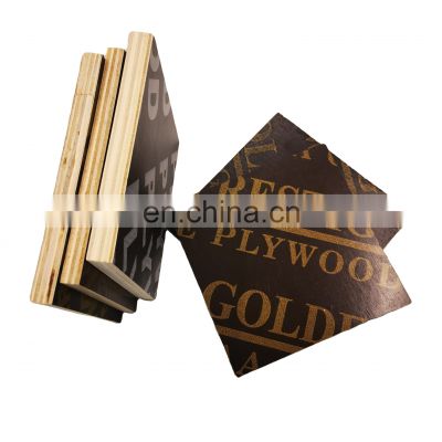 Wholesale 18mm laminated marine shuttering film faced plywood for construction