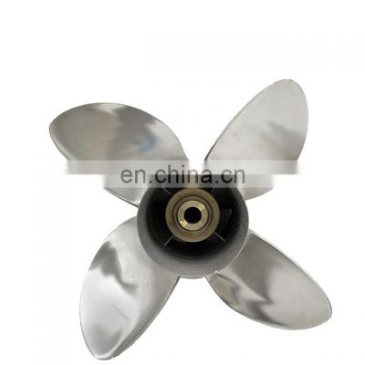 6 blades mirror polished stainless steel small rc boat propeller