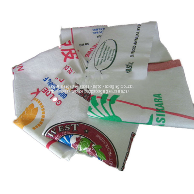 Pp Woven Sack Plastic 25kg Pp Woven Bag For Seeds Grain Rice Flour