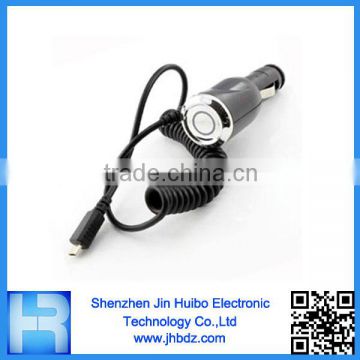 Quickly Charing 5V 1A USB Gun Style USB Vehicle Charger Wired Helix Micro USB Cord for Android Phne By Jin Huibo