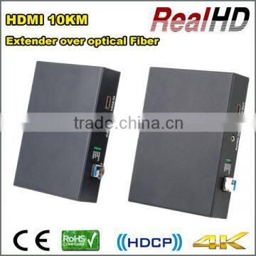 2016 Best Selling Uncompressed lossless10KM HDMI Fiber Optical Extender Support 2k4K Video