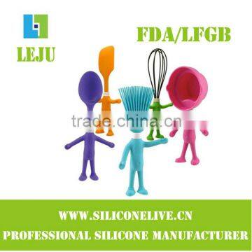 colorful silicone cookware