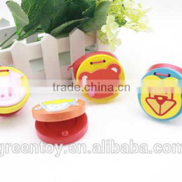 wooden Musical Instrument castanets toy