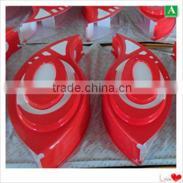 Plastic red machine cover of vacuum thermoformed ABS shell
