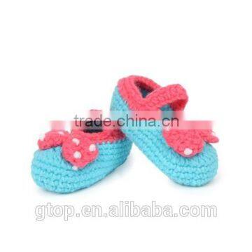 Wholesale Baby Handmade Crochet Shoes Supplier for 1-10 months old S-0011