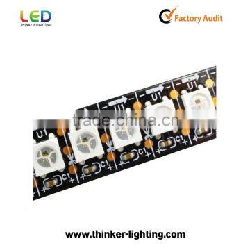 Advertising lamp WS2812B led strips IC chip programmable led digital flexible strip with 5v built in 144LED/M smd 5050 yellow