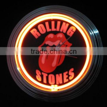 China Low Price Advertising Single Neon Clock Manufacturer for Sale