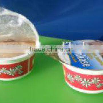 Plastic cups aluminum foil heat sealing lids