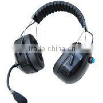 Ear Muff Noise reduction Aviation headset for walkie talkie Two Way Radio