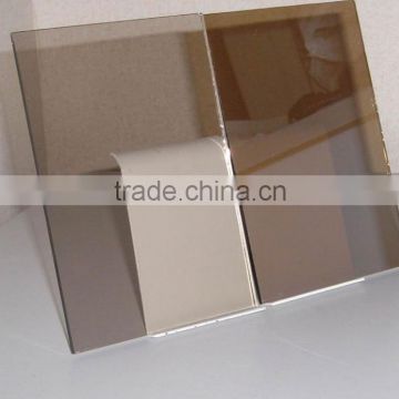 Glass supplier 4MM 5MM 6MM Bronze Reflective Glass A quality