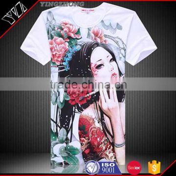 wholesale printed tshirt/ custom t shirts manufacturers in china Dongguan Yingzhong garment