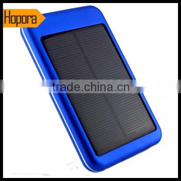 Potable 5000mah Solar Power Bank Charger Battery for Mobile Cell Phone