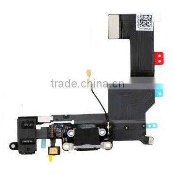 Replacement parts For iPhone 5S Dock Connector Flex Cable Black &White