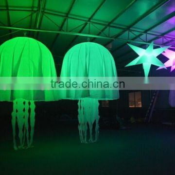 2016 Hot Sale inflatable decorating jellyfish balloon for stage decoration