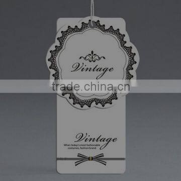 custom designed paper tags for clothing manufactured in Guangzhou