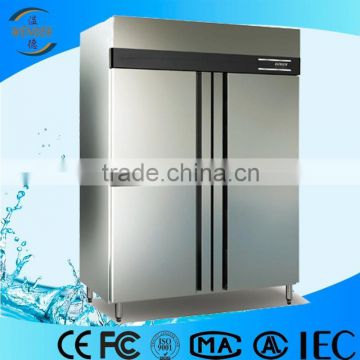 1000L commercial used stainless steel 3 door commercial freezer